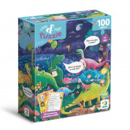 Пазл DoDo LOOK AND FIND "Країна динозаврів" 33х47см, 100 элементов, 300669
