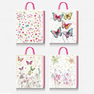 Пакет подарочный BuroMax Butterfly Dreams S бумажный 18х23х8 см, BM.20007