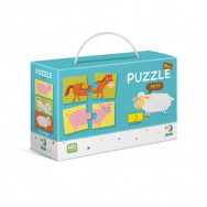 Пазл DoDo "Любимые животные" 13х6,5см, 24 элемента, 300115