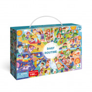 Пазл DoDo "Распорядок дня" 45х33см, 100 элементов, 300619