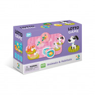 Игра настольная Dodo ЛОТО "Животные и их среда обитания"  2-6 игроков, 300196