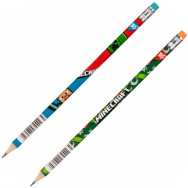 Карандаш YES 280634 Minecraft HВ круглый корпус, грифель 2,2мм, с ластиком