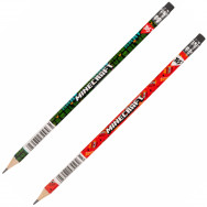 Карандаш YES 280635 Minecraft HВ круглый корпус, грифель 2,2мм, с ластиком