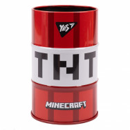 Подставка настольная YES 470497 Minecraft для ручек, круглая, металл, 65х108мм