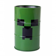 Подставка настольная YES 708096 Minecraft Creeper для ручек, круглая, металл, 65х108мм