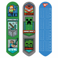 Закладки для книг YES 708129 "Minecraft Heroes"пластиковые, 2 дизайна, 2шт/наб