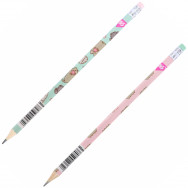 Карандаш YES 280686 Pusheen HВ круглый корпус, грифель 2,2мм, с ластиком, 2 дизайна