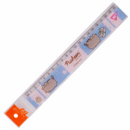 Линейка пластиковая 20 см YES 370683 "Pusheen" розово-голубая, с рисунком