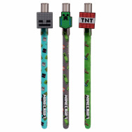 Ручка гелевая YES Minecraft "Пиши-стирай" синяя, тематический дизайн, 0,5мм, 420378