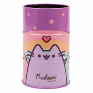 Подставка настольная YES 470505 Pusheen для ручек, круглая, металл, 65х108мм