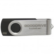 Флеш-память GOODRAM UTS2 16 GB TWISTER черный USB 2.0