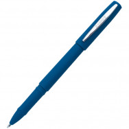 Ручка гелевая Axent AG1114-02-A Premier синяя, прорезиненный корпус, 1,0мм