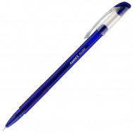 Ручка шариковая Axent AB1052-02-A Glide синяя, масляная, с резиновым грипом, 0,7мм