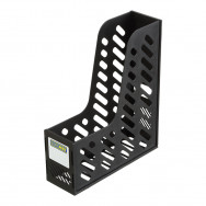 Лоток вертикальный BuroMax 6102 одинарный, черный, 307х262х85мм