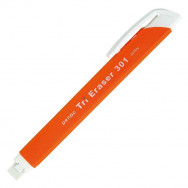 Ластик  Penac TRI ERASER 301 ET0401-13 трехгранный, оранжевый пластиковый корпус, 8,25x122мм