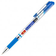 Ручка шариковая UNIMAX UX-122-02 BUTTERGLIDE синяя, масляная, резиновый грип, 0,7мм