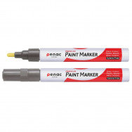 Маркер перманентный Penac Premium Paint Marker серебро, 2-4мм, круглый OT0140-SV