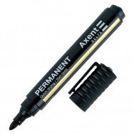 Маркер перманентный Axent D2604-01 черный, 2мм, круглый