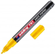 Маркер лаковый Edding Paint E-791/005 желтый, 1-2мм, круглый
