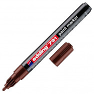 Маркер лаковый Edding Paint E-791/007 коричневый, 1-2мм, круглый