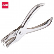 Дырокол  8л Deli E0114 на 1 отверстие, Φ6 mm, металлический, 130х57х11мм, 10001953