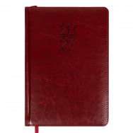 Ежедневник A5 Leo planner 2027 VECTOR коричневый, твердая обложка, укр/анг, 368стр, 252759