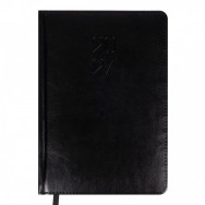 Ежедневник A5 Leo planner 2027 VECTOR черный, твердая обложка, укр/анг, 368стр, 252760