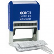Штамп самонаборный Colop Printer 55/2 SET 10 строк, 2 набора кассы (укр), пластиковый