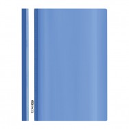 Скоросшиватель пластиковый Economix A4 31511-02 синий, глянцевый