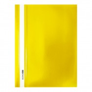 Скоросшиватель пластиковый Economix A4 31509-05 желтый, матовый