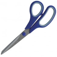 Ножницы 215мм BuroMax 4503 пластиковые ручки с резиновыми вставками