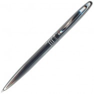 Ручка шариковая Regal R117603.B автоматическая,синяя, корпус никель-хром, в бархатном чехле