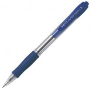 Ручка шариковая Pilot BPGP-10R-F-L "Super Grip" автоматическая, синяя, 0,7мм