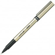 Ручка роллер Uni-ball "Fine Deluxe" UB-177 черная, металлический клип, 0,7мм