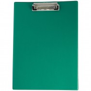 Клипборд A4 BuroMax 3411-04 зеленый, картон, PVC покрытие