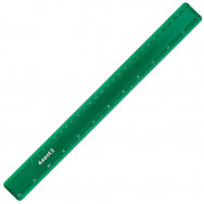 Линейка пластиковая  30 см Axent 7530-05-A матовая зеленая, в блистере