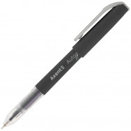 Ручка гелевая Axent AG1007-01-A Autographe черная, прорезиненный корпус, 0,5мм