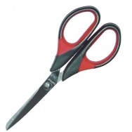 Ножницы 150мм Optima 44404 пластиковые ручки с резиновыми вставками