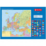 Подкладка  для письма Panta Plast "Карта Европы", 590х415мм, 0318-0037-99